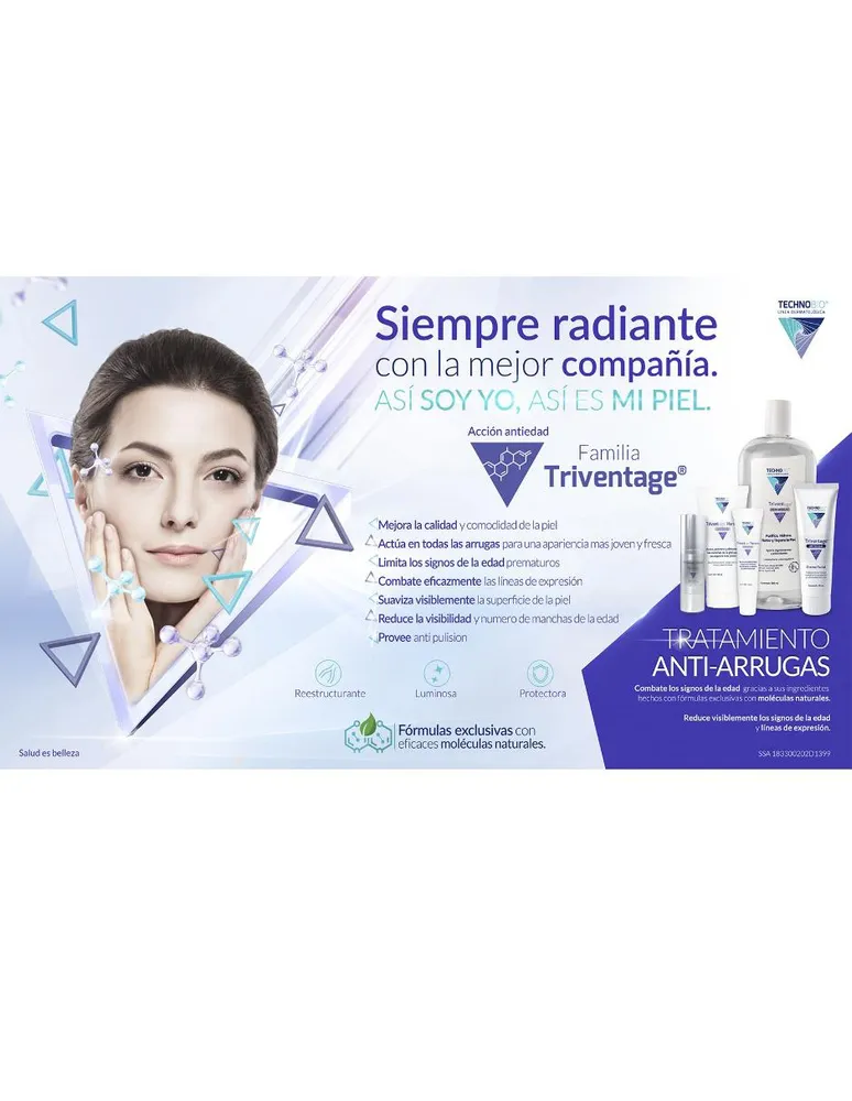 Crema facial antiedad Triventage 50 ml