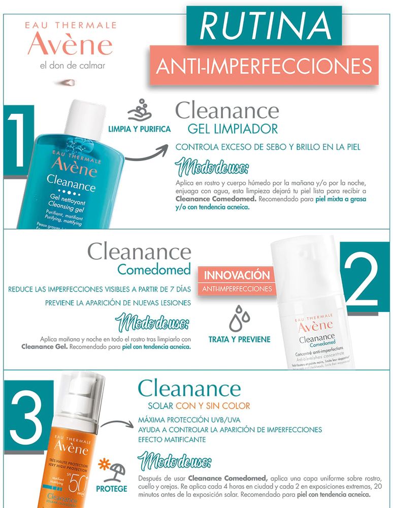 Crema facial Avène Comedomed