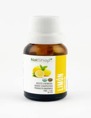 Aceite esencial de limón, orgánico Natshop