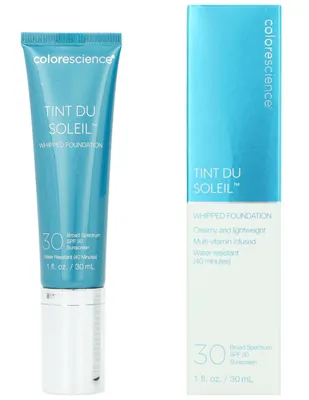 Base liquida de maquillaje con protección solar Colorescience Tint Du Soleil SPF 30 Whipped Foundation Medium 30 ml