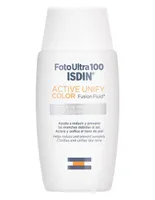 Protector solar FPS 50+ Active Unify Isdin Color Fusion Fluid 50 ml