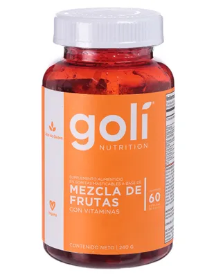 Mezcla de frutas vitamina A Goli gomitas