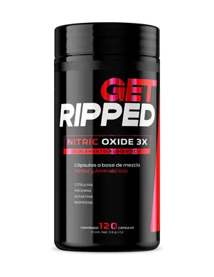 Suplemento alimenticio óxido nítrico 3X Get Ripped