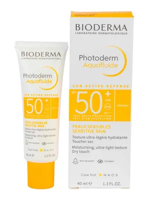 Protector solar FPS 50+ Photoderm Aquafluide Bioderma Defense 40 ml