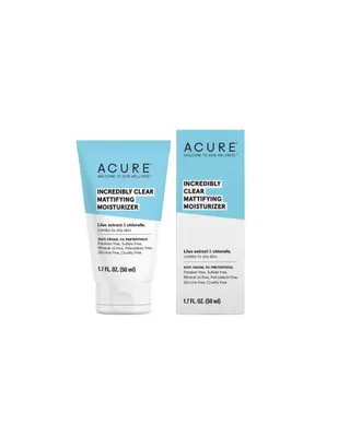 Crema para rostro Acure Incredibly Clear Mattifying Moisturizer recomendado para hidratar