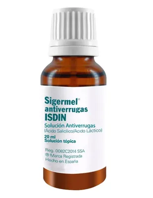 Solución antiverrugas Sigermel Isdin