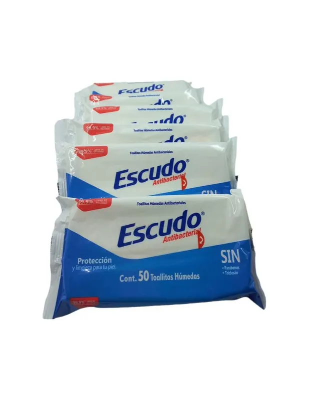 Toallitas desinfectantes de superficies Escudo 4 pack