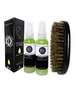 Kit cepillo para barba JYE de madera