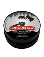 Cera sólida para cuidado de barba y bigote Woodsman con cacao y karité