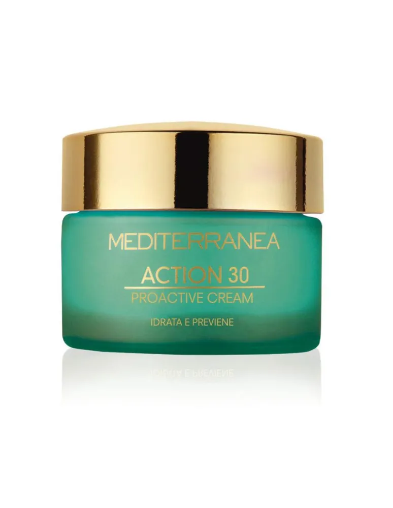 Crema protectora hidrata y previene signos de la edad Mediterranea Cosmetics Action 30 años 50 ml