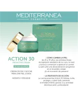 Crema protectora hidrata y previene signos de la edad Mediterranea Cosmetics Action 30 años 50 ml