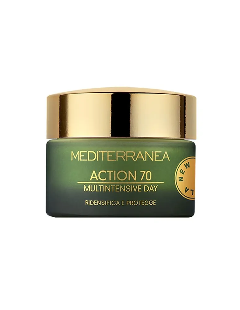 Crema multi intensiva de día redensifica y protege Mediterranea Cosmetics Action 70 años 50 ml