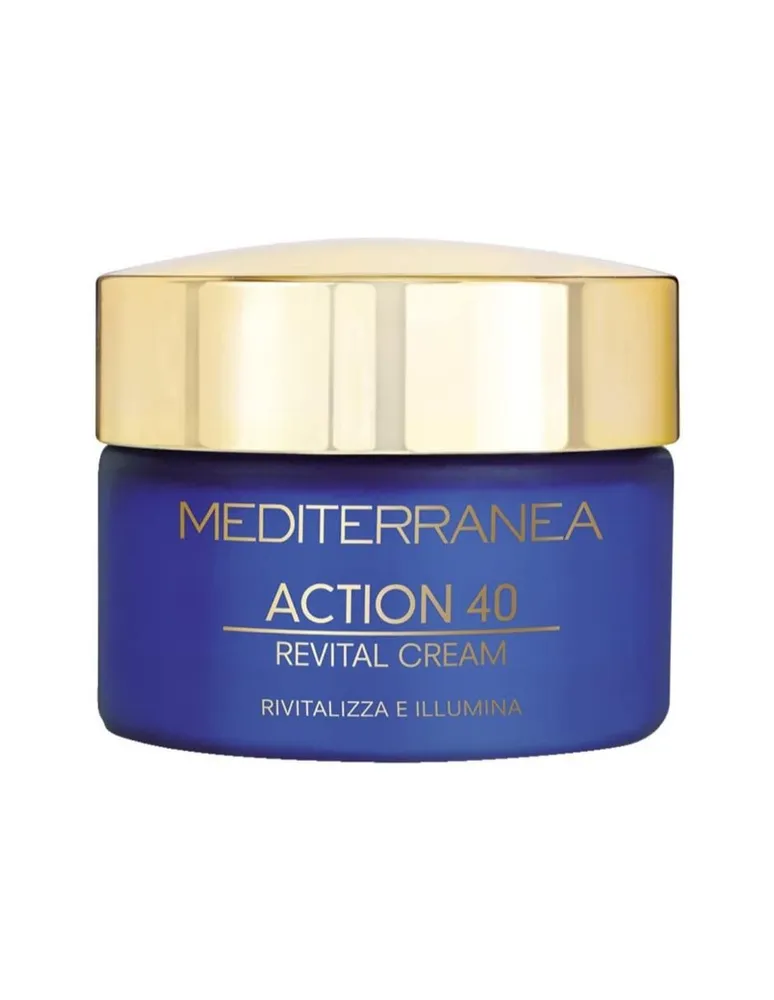 Crema revitalizante e iluminadora Mediterranea Cosmetics Action 40 años 50 ml