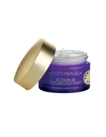 Crema colágeno de noche antiarrugas y reestrucurante Mediterranea Cosmetics Action 60 años 50 ml