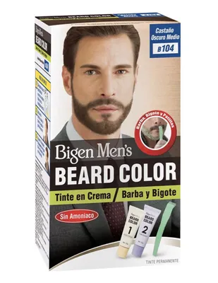 Tinte Bigen Men's barba castaño b104 permanente