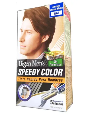 Tinte Bigen Men's Speedy Color cabello castaño S104