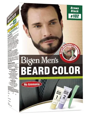 Tinte Bigen Men's barba negro natural b102 permanente