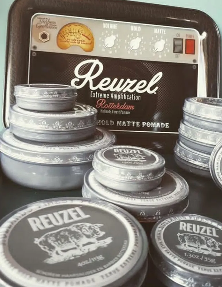 Pomada para cabello Reuzel Extreme Hold Matte Pomade en pasta