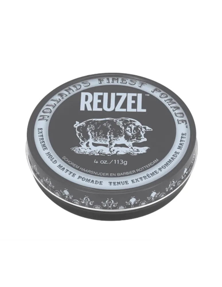 Pomada para cabello Reuzel Extreme Hold Matte Pomade en pasta