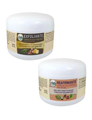 Kit anti celulitis cremas para cuerpo exfoliante y reafirmante Nagir Cosmética