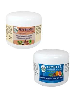 Kit reductor cremas para cuerpo Kryofit y reafirmante Nagir Cosmética