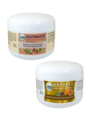 Kit reductivo cremas para cuerpo Kryofit y reafirmante Nagir Cosmética