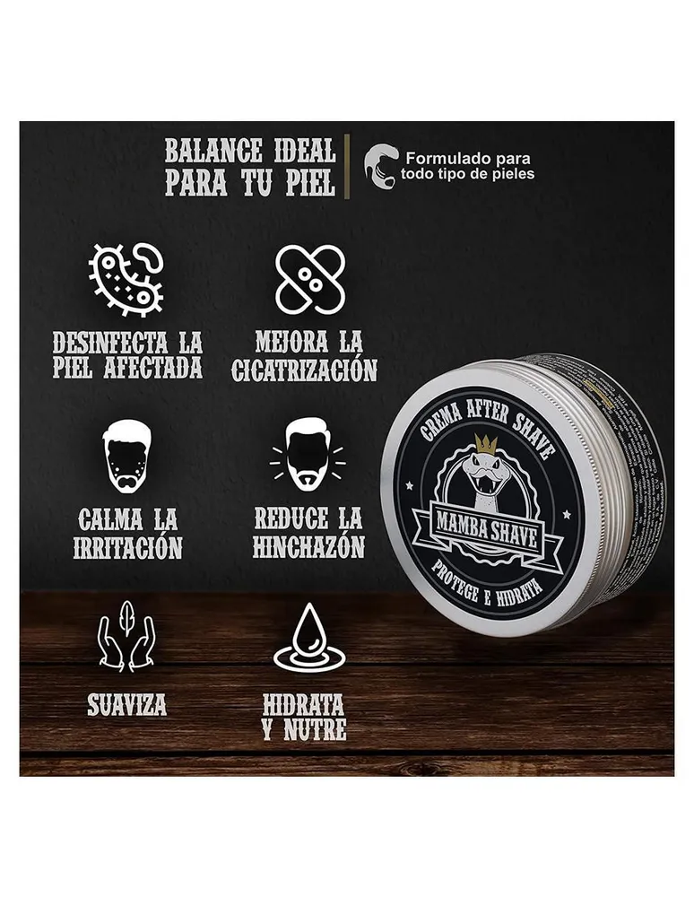 Crema para rostro Mamba Shave recomendado para hidratar