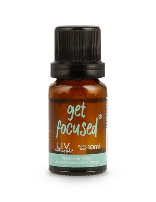 Mezcla de aceites esenciales puros LIV Natural Get Focused