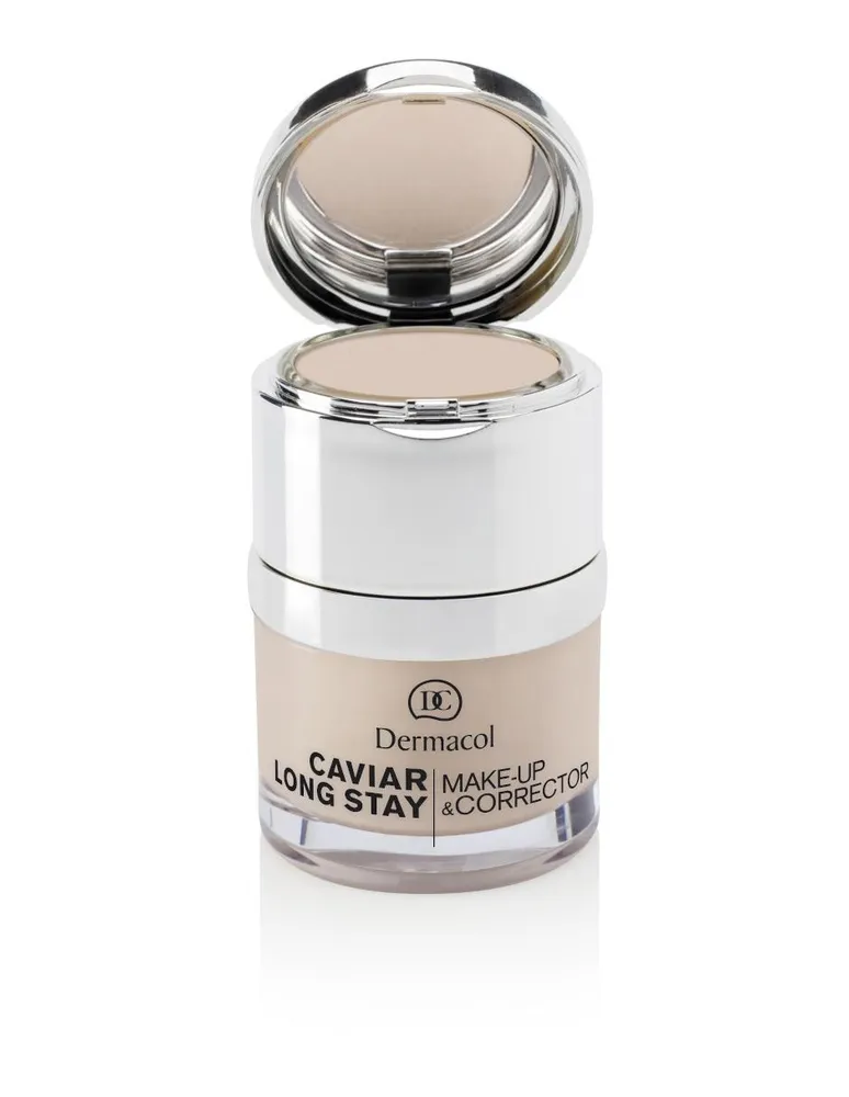 Maquillaje y corrector Dermacol Caviar Long Stay