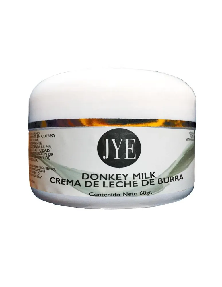 Crema de leche de burra natural hidratante JYE 60 g