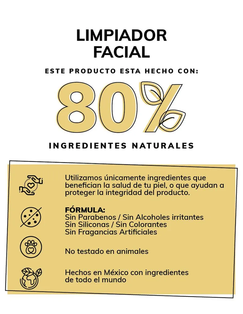 Gel Limpiador con Vitamina C + Aloe Vera Skin Care Facial