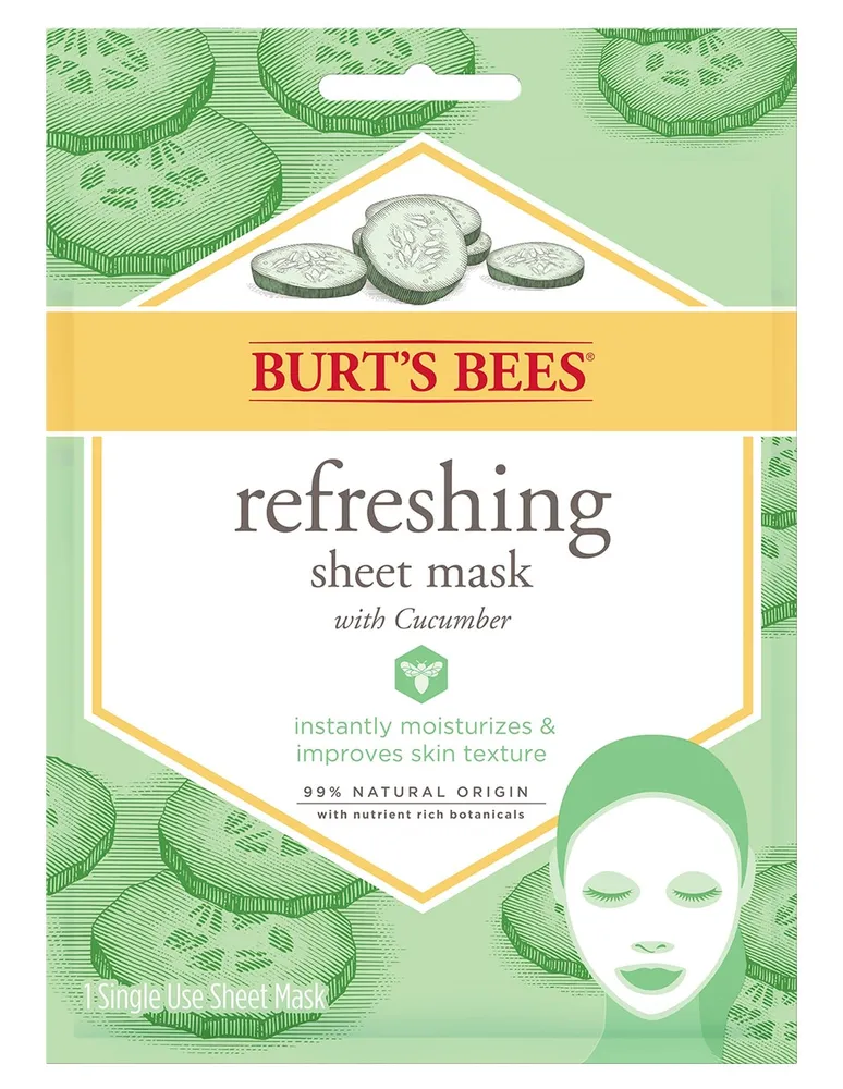 Mascarilla Burt's Bees Refreshing Sheet Mask