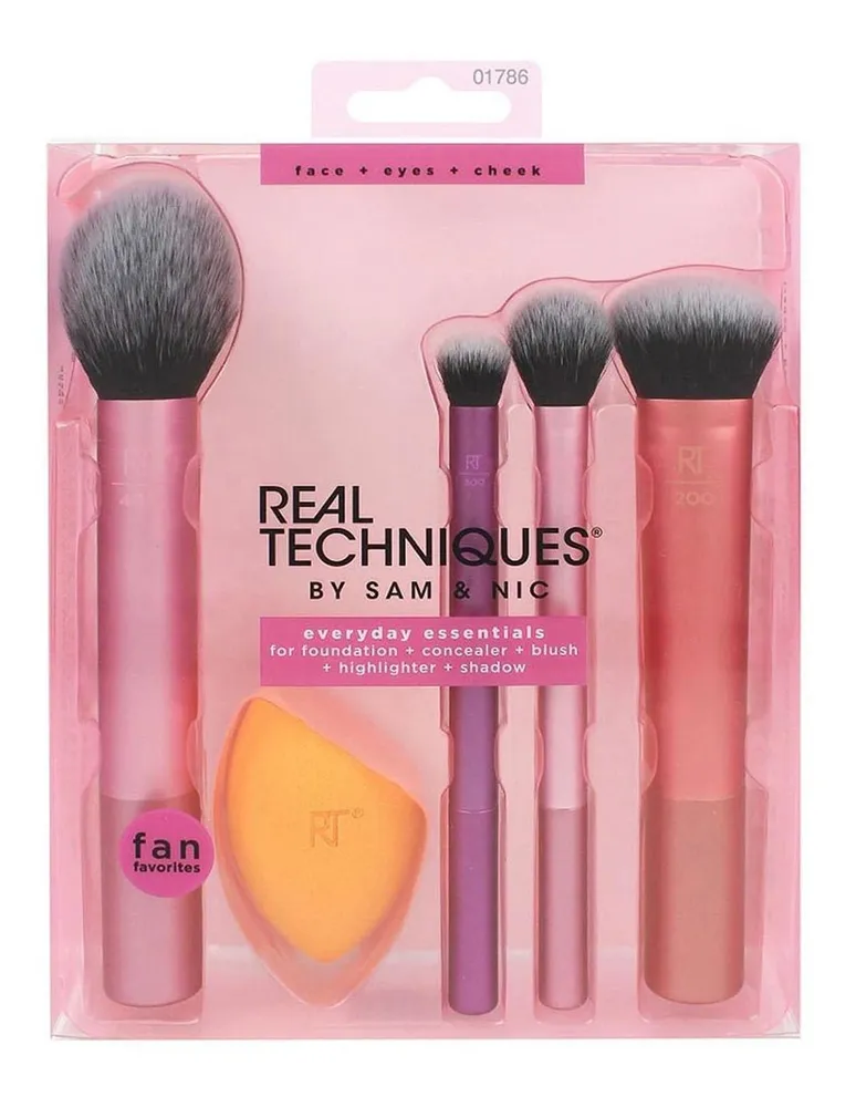 Set de brochas para maquillaje Real Techniques Artist Essentials