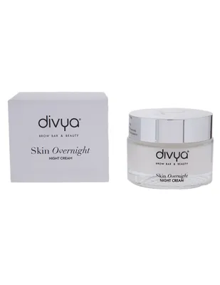 Crema facial Skin Overnight Brow Bar & Beauty Divya recomendada prevenir signos de edad