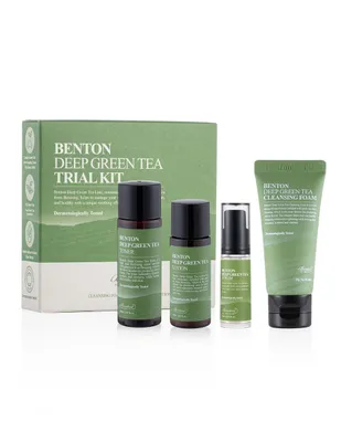 Set de baño y cuerpo para limpieza Benton Deep Green Tea 4 piezas