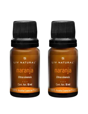 Set aceite esencial de naranja Liv Natural