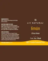 Aceite Liv Natural esencial de limón
