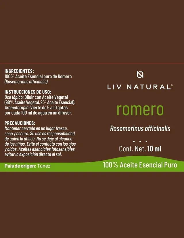 Set de aceites esenciales LIV Natural para difusor y aromaterapia