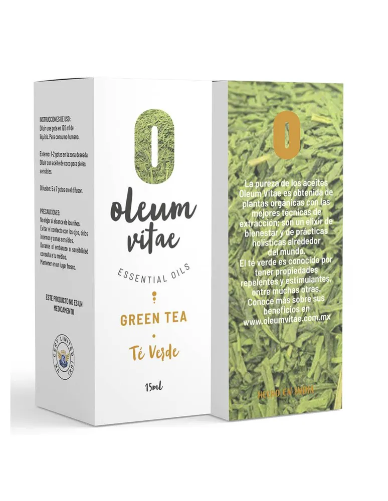 Aceite Oleum Vitae esencial de Té verde