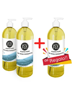 Set de Aceite de rosa mosqueta JYE 1 Litro