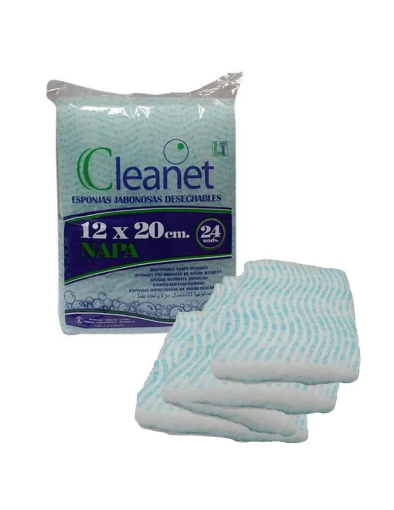 CLEANET Set esponjas jabonosas para ducha Cleanet