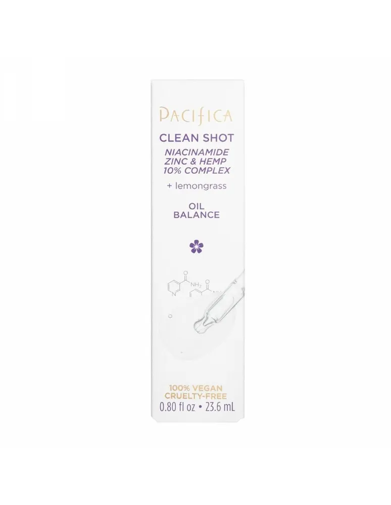 Serum niacinamida facial Pacifica Clean Shot todo tipo de piel 23 ml