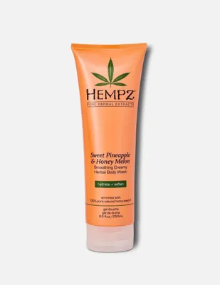 Gel corporal hidratante Piña y Melón Hempz Sweet Pineapple and Melon Wash para todo tipo de piel