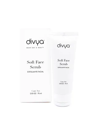 Exfoliante facial Soft face Scrub - Exfoliante Facial Divya Soft Face Scrub para todo tipo de piel