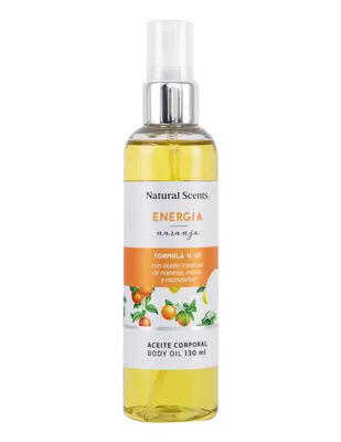 Aceite corporal Natural Scents Energía Naranja