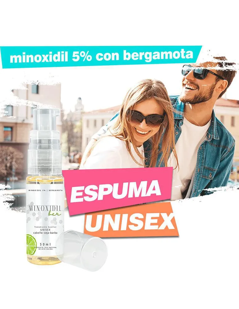 Set tratamiento de barba y cabello anticaida Minoxidilber