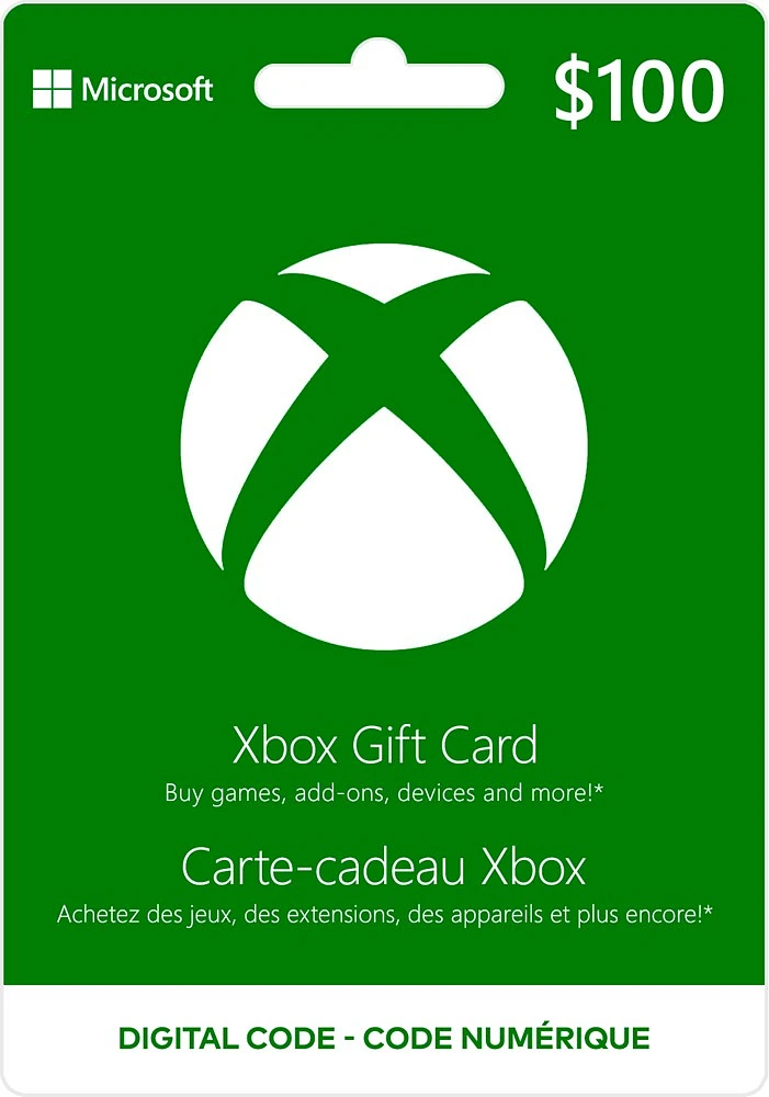 Xbox Digital Gift Card $100