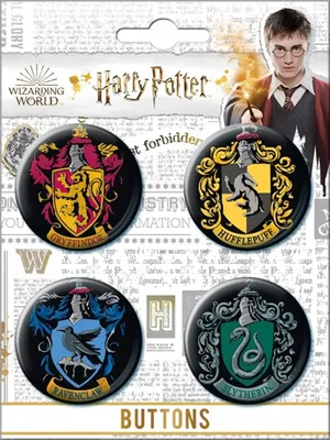 Harry Potter 4pc Buttons Set 