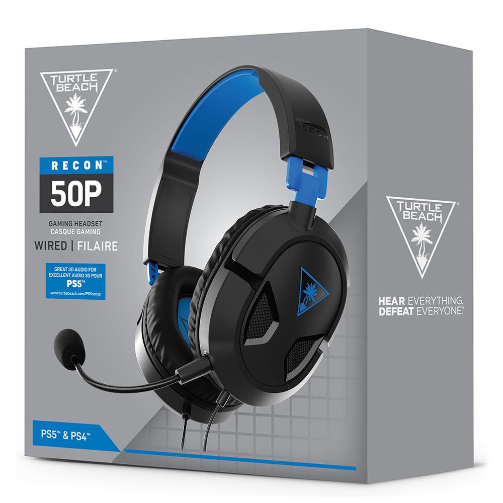 Turtle Beach Recon 50P Gaming Headset  for PS4, Xbox One, PC