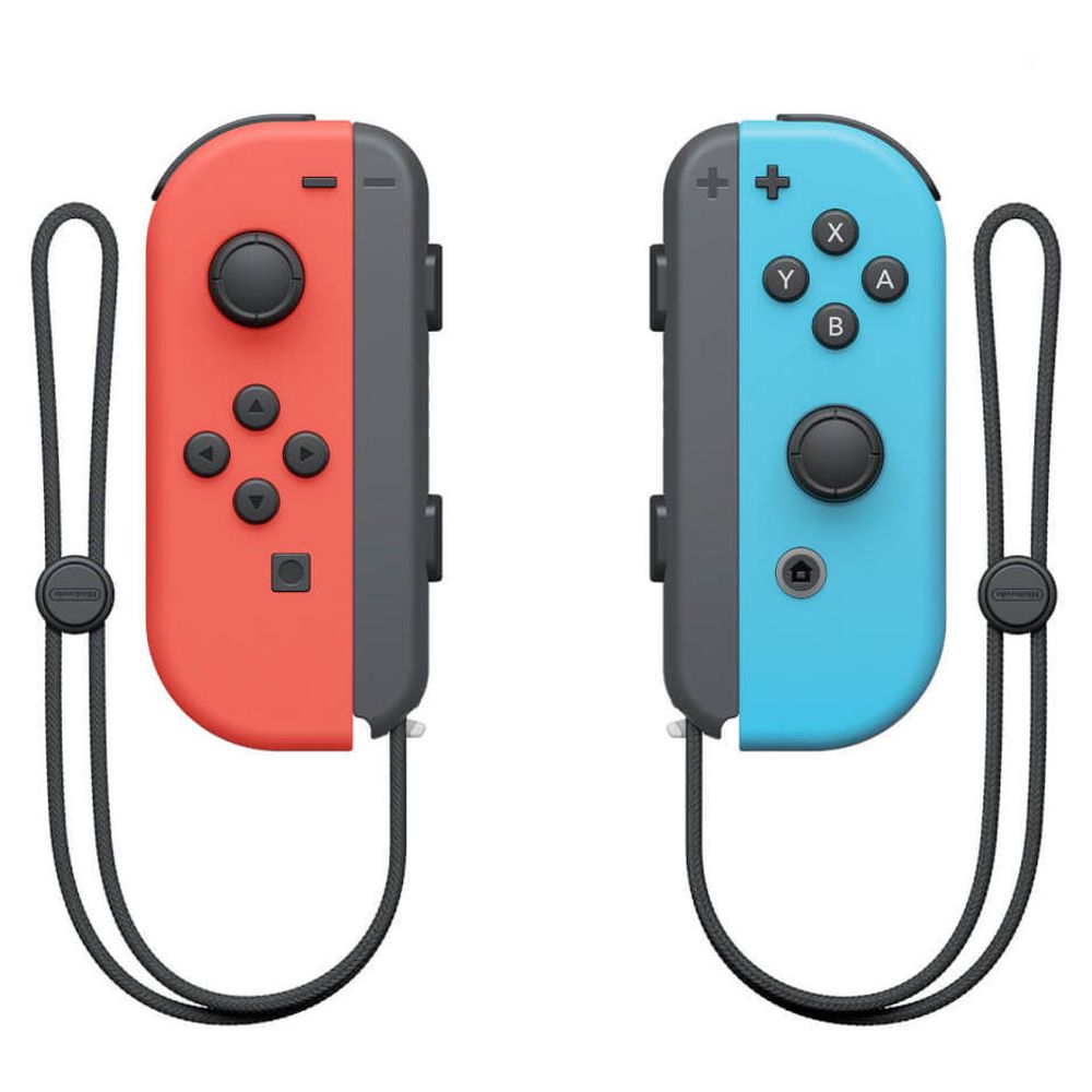Nintendo Switch Joy-Con Controllers - Left and Right - Neon Red/Neon Blue 